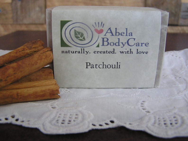 Patchouli Natural Rainwater Soap 6 oz. image 2