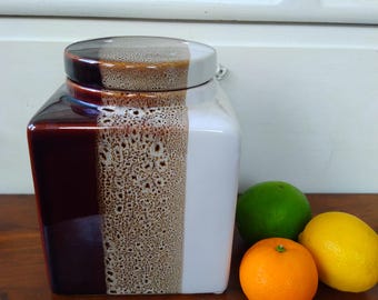 Recipiente para compost - Tricolor marrón y blanco