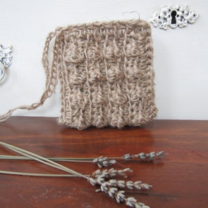 Natural Hemp Exfoliating Soap Saver Pouch with Soap