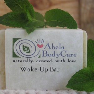 Wake Up Rainwater Soap with Organic Mint image 2