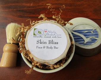 Men or Women's Natural Shaving Kit- The Sea