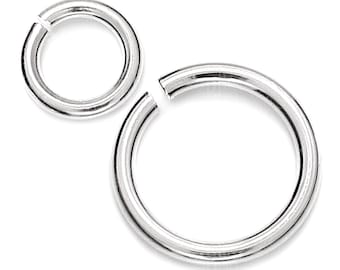 Strong 925 Sterling Silver 0PEN JUMP RINGS Jewellery for Repair & Jewellery Making  Findings
