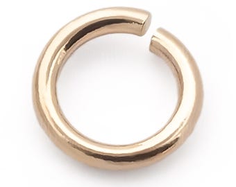 Solid 9ct Gold JUMP RING 3mm 4mm 5mm 6mm Open Heavy 9K Yellow Gold Rings for Repair & Jewellery Making  Findings