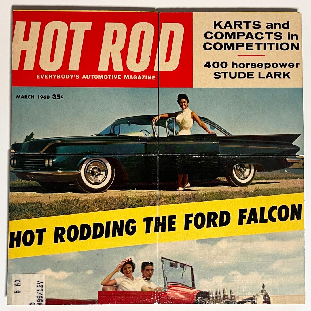 Hot Rod Magazine Cover as Drink Coasters Hot Rodding the Ford Falcon ...