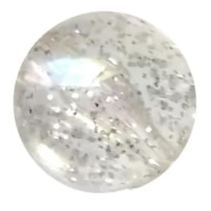 20mm Clear Glitter Bubblegum Beads, 20mm Chunky Acrylic Bubble Gum Beads, Glitter, Clear, Shimmer, Transparent, Beaded Pens, Beadable