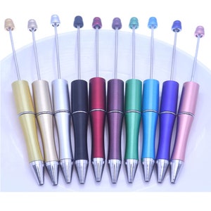 Beadable Pens, Create Your Own Pens, Customize Pens, Pens for Beads, Beadable Pens for Bubblegum Beads, Pens for Silicone Beads, Bead Pen