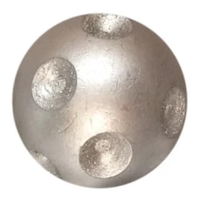 20mm Silver Dots Bubblegum Beads, 20mm Chunky Acrylic Bubble Gum Beads, Silver, Metallic, Polka Dot, Beads for Crafting, Dotted, Beadable