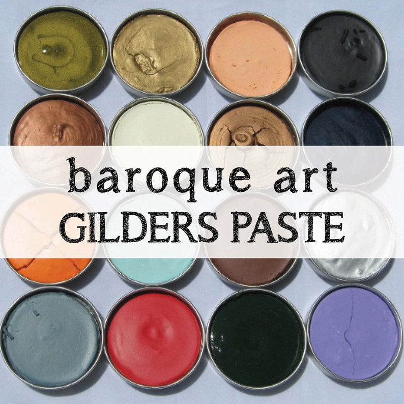 Baroque Art GILDERS PASTE Rub On Wax Metallic Wax for Metal Etsy