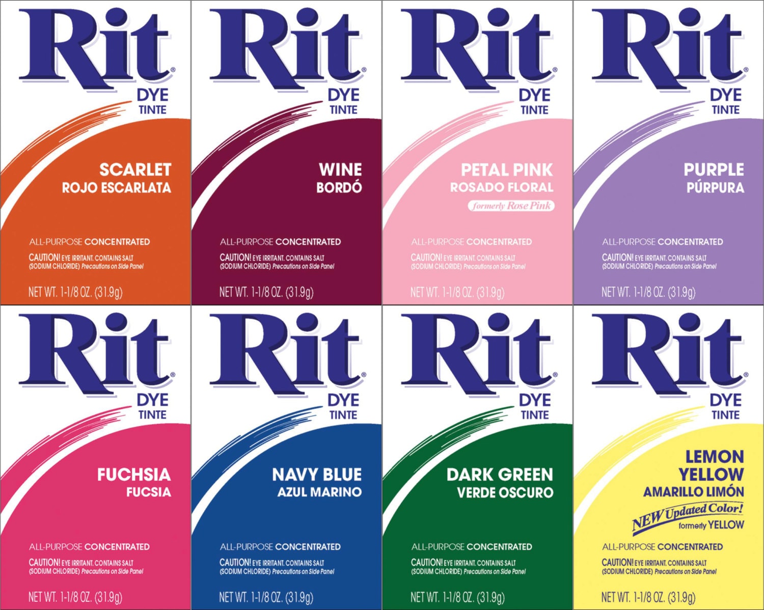 Rit Dye Powder Fabric Dye You Pick the Color All Purpose ...
