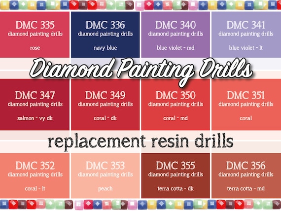 170 Pcs Replacement Resin Diamond Drills Diamond Painting Kits