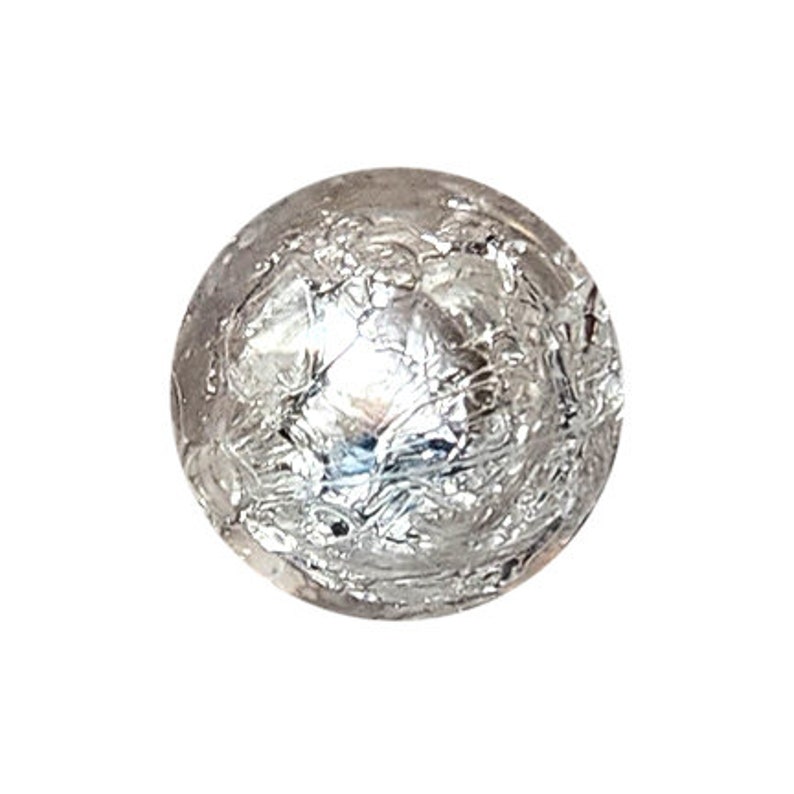 20mm Silver Foil Bubblegum Beads, 20mm Chunky Acrylic Bubble Gum Beads, Foil, Silver, Aluminum, Metallic, Crafting, Beadable Pens