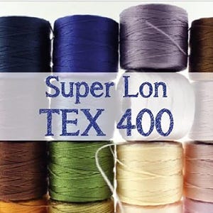 Super Lon TEX 400 Heavy, S-Lon Beading Cord ,35 Yard Spool, Bead Thread, Kumihimo, Macrame, Jewelry Twine, P - Z Colors, Knotting Cord, Slon