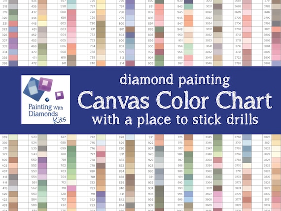 Diamond Painting Color Chart