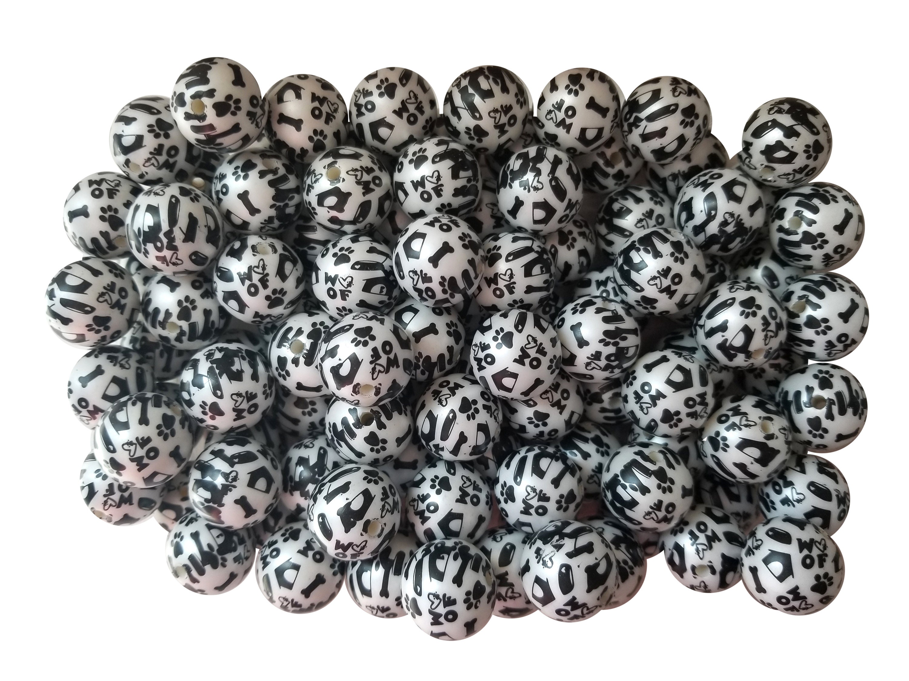 60 Star moon beads random mixed Acrylic BB750