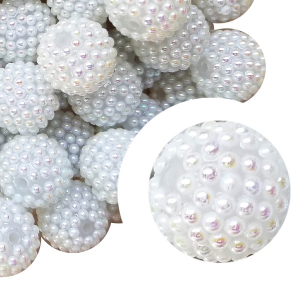 WHITE BERRY Bubblegum Beads 20mm Chunky Acrylic Bubble Gum Beads Plastic Round Bubblegum Beads Gumball Beads 20mm Bead Crafts