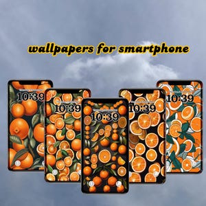 Wallpapers oranges for smartphone