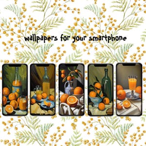 Wallpapers oranges for smartphone
