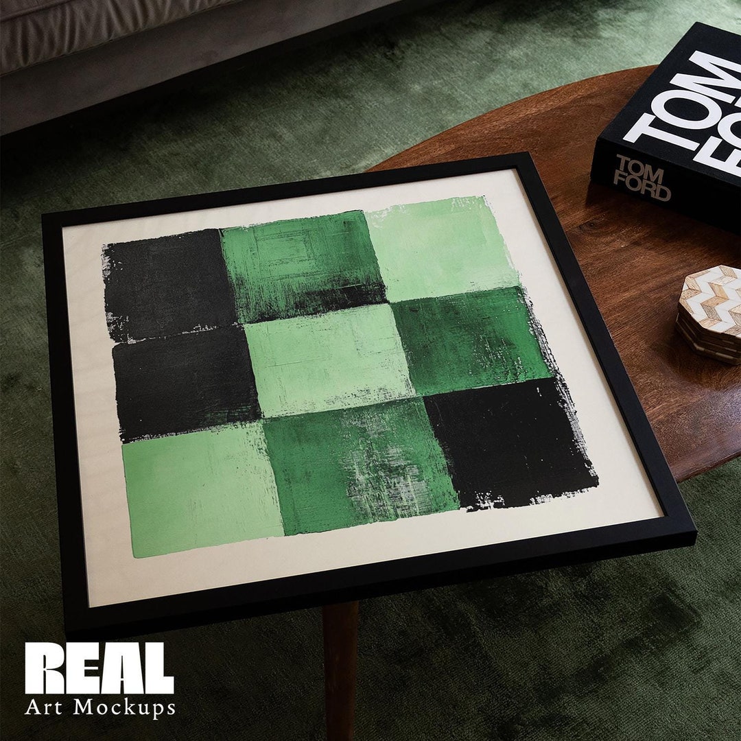 Real Art Mockup, Square 1:1, 20