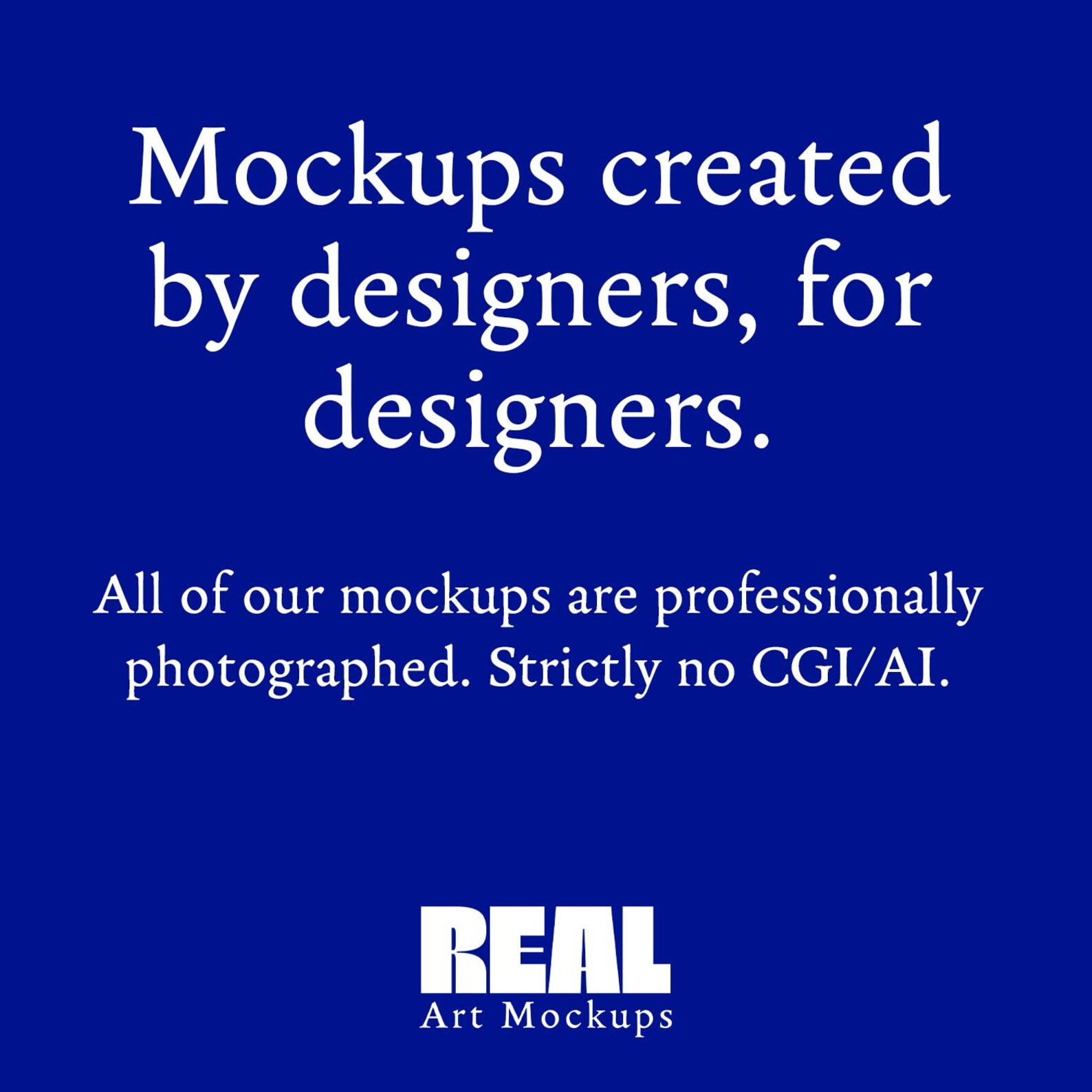 Real Art Mockup, Square 1:1, 20