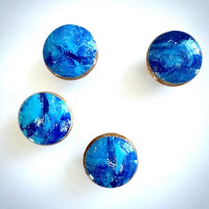 Knäufe, Schrankknöpfe, Schubladenknöpfe, Möbelknöpfe, Blaue Knöpfe, Dekorative Knöpfe, Küchenknöpfe, Badezimmerknöpfe, Möbelknöpfe