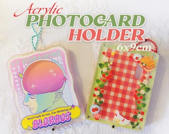 Porta-cartões de acrílico