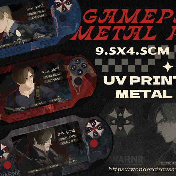 Resident Evil - Leon game pad metal pin