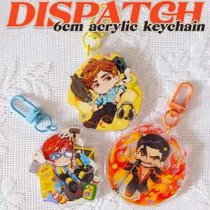 Versand 6 cm Acryl Schlüsselanhänger