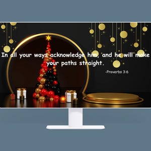 Christmas Desktop Wallpaper with Inspiring Bible Verse Download