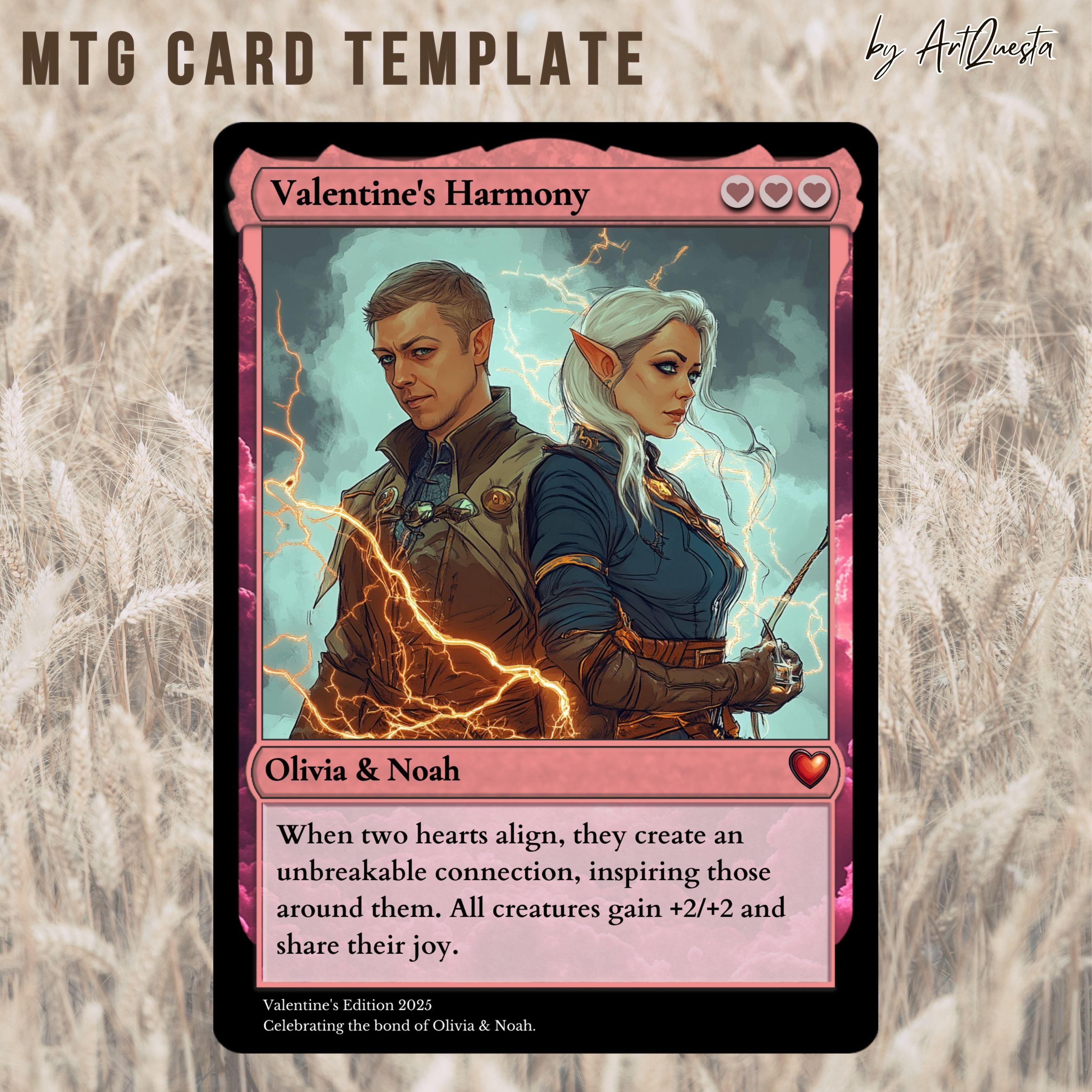 MTG Valentine's Card Template, Editable Canva MTG Card, Customizable Magic  the Gathering Card, MTG Card for Valentine's Day, Couple Mtg Card - Etsy