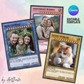 YGO Custom Card Template, Editable Canva Design, gift for Birthday, anniversary, Anime fan, Trading Card Creator, Personalized Card Template product logo