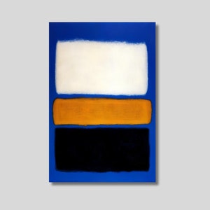 Mark Rothko Number 16 Canvas Print: Modern Abstract Minimalist Art