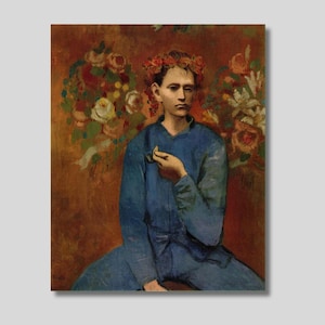 Picasso &quot;Boy With Pipe&quot; Canvas Print: Vintage Art Decor