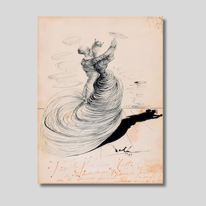 Canvastavla Salvador Dalí Två dansare: Surrealistisk heminredning