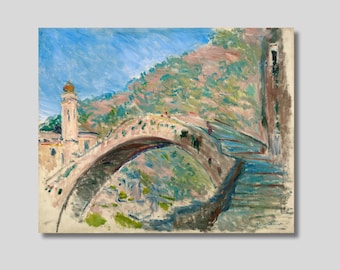 Claude Monet,japanese Bridge Blind,art Prints,vintage Art,canvas