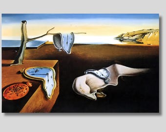 サルバドール・ダリ、記憶の固執の崩壊、複製キャンバスボックスアート