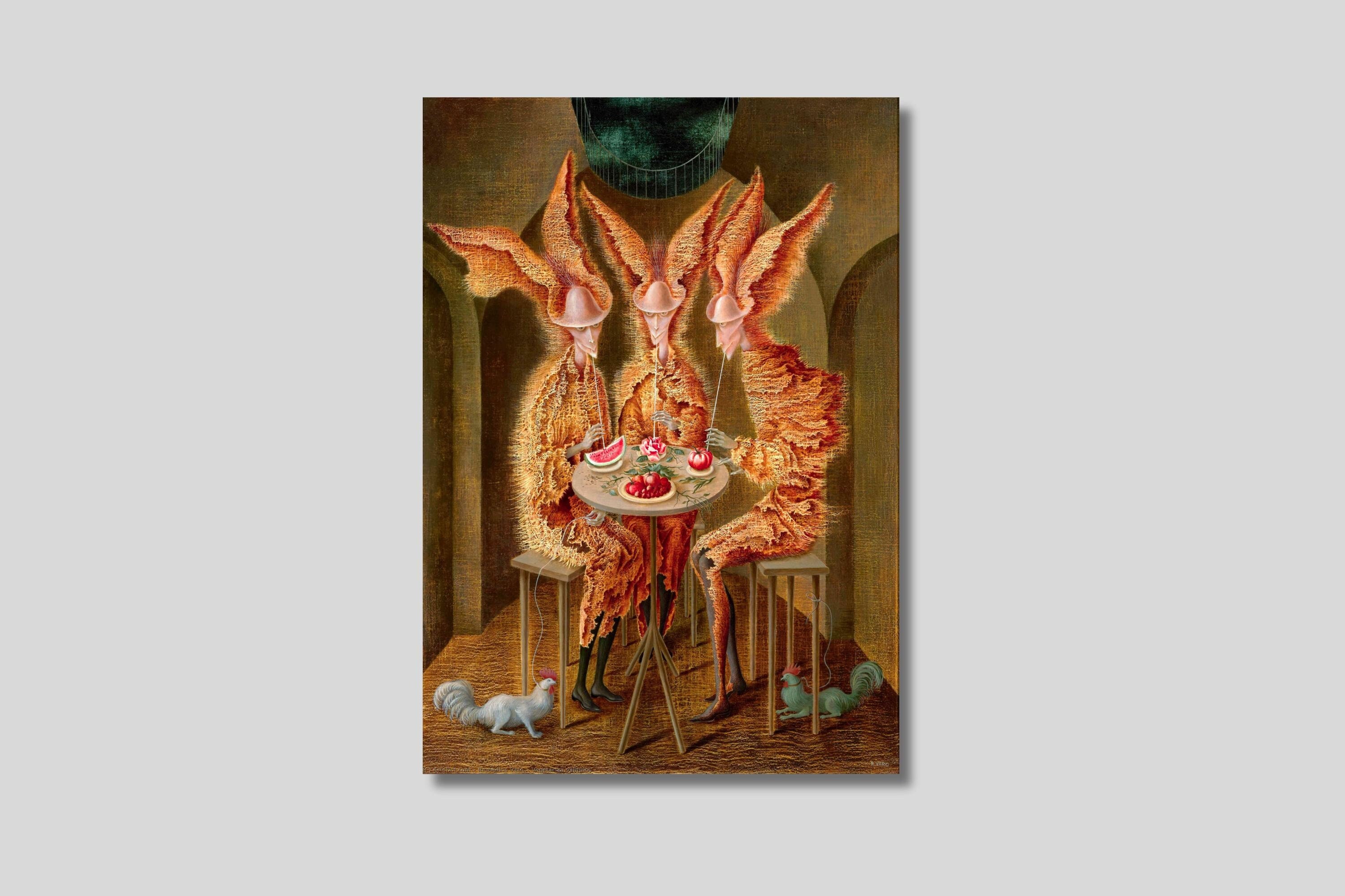 Remedios Varo Vegetarian Vampire Art: Surrealist Canvas Print - Etsy
