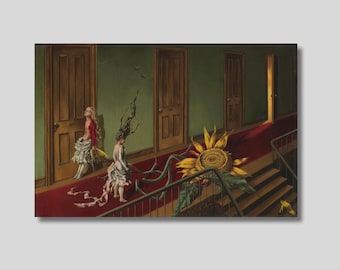 Dorothea Tanning &#39;A Little Night Music&#39; Surreal Canvas Art Print