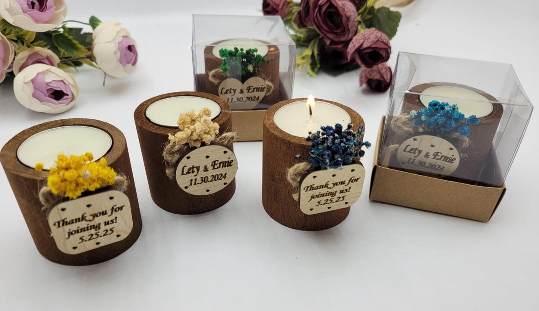 Bulk Candle Favors Wedding Favors for Guests , Bridal Shower Favors ...