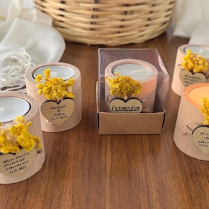 Personalized Candle Wedding Favor, Wedding Favors for Guests in Bulk, Wedding Gifts for Guests, Rustic Wedding, Bridal Shower Favors