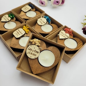 Personalized Candle Wedding Favor • Wedding Favors for Guests in Bulk • Wedding Gifts for Guests •Rustic Wedding Favors •Party Favors