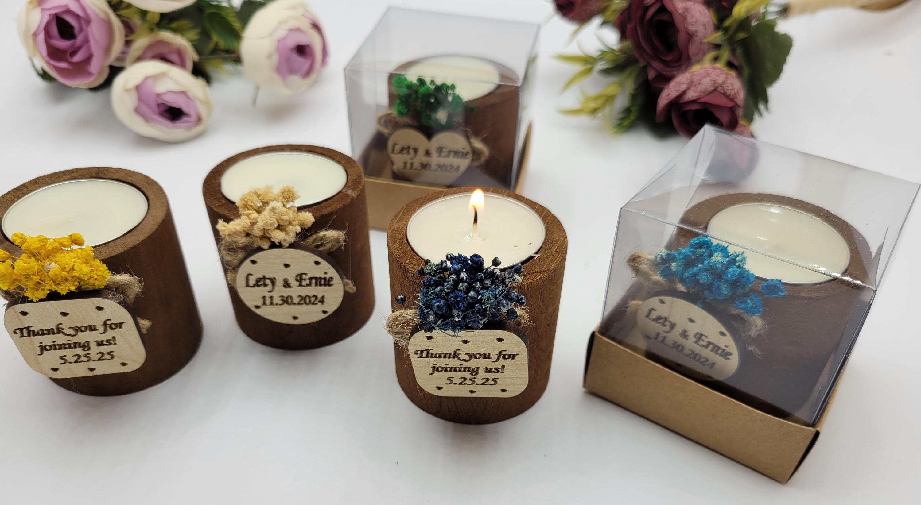 Bulk Candle Favors Wedding Favors for Guests , Bridal Shower Favors ...