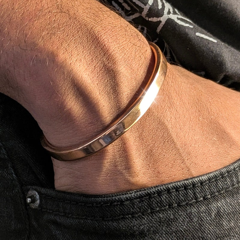 Copper Bangles for Men Etsy
