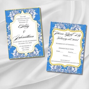 Bridgerton Themed Wedding Invitation Bundle