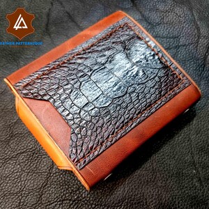 Leather Sliding Cardholder Pattern / Slide Wallet Pdf Pattern /leather ...