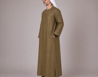 Belgian Linen Men's Kaftan - 30 Colors