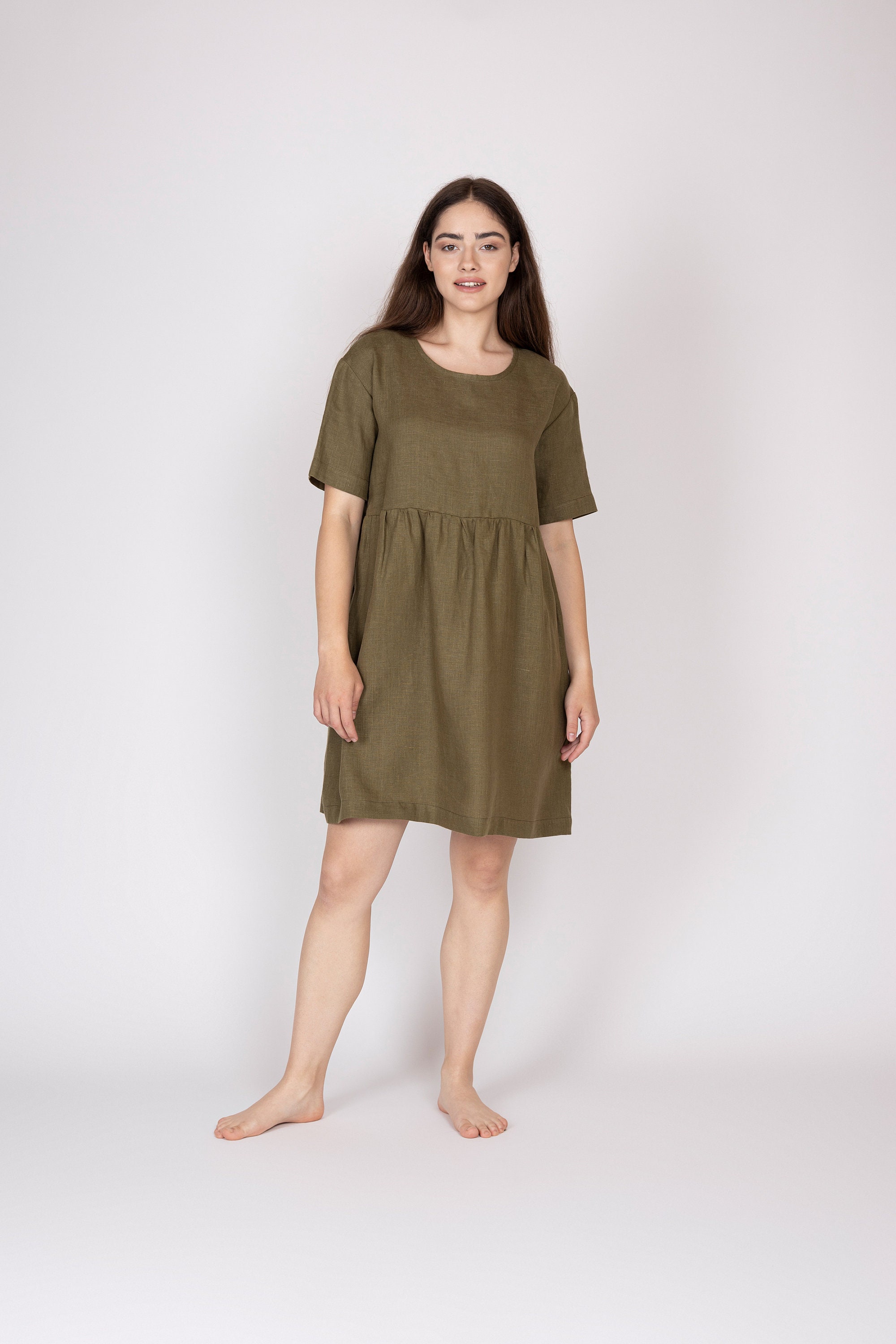 belgian linen dress Reformation Belgium Linen Dress in White