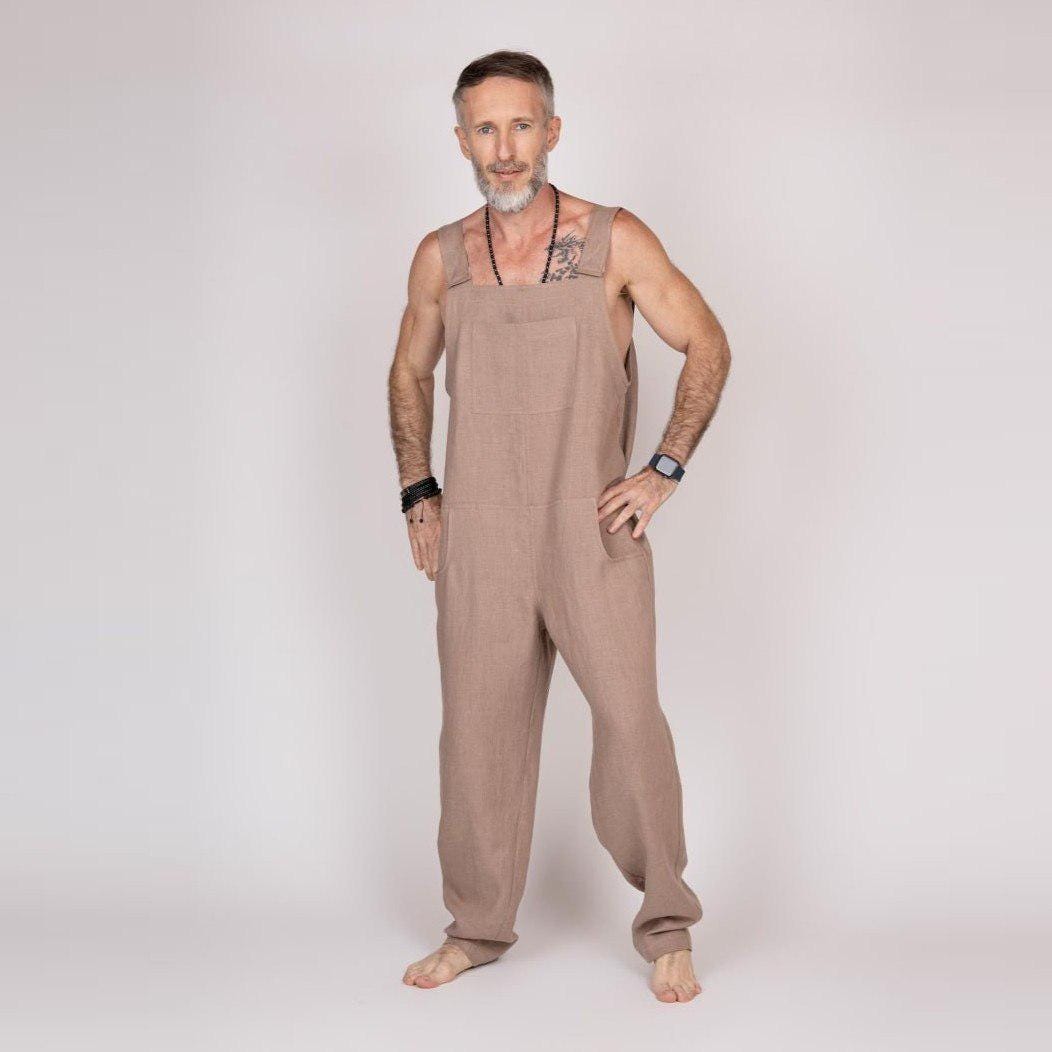 100% Linen Overalls - Etsy Canada
