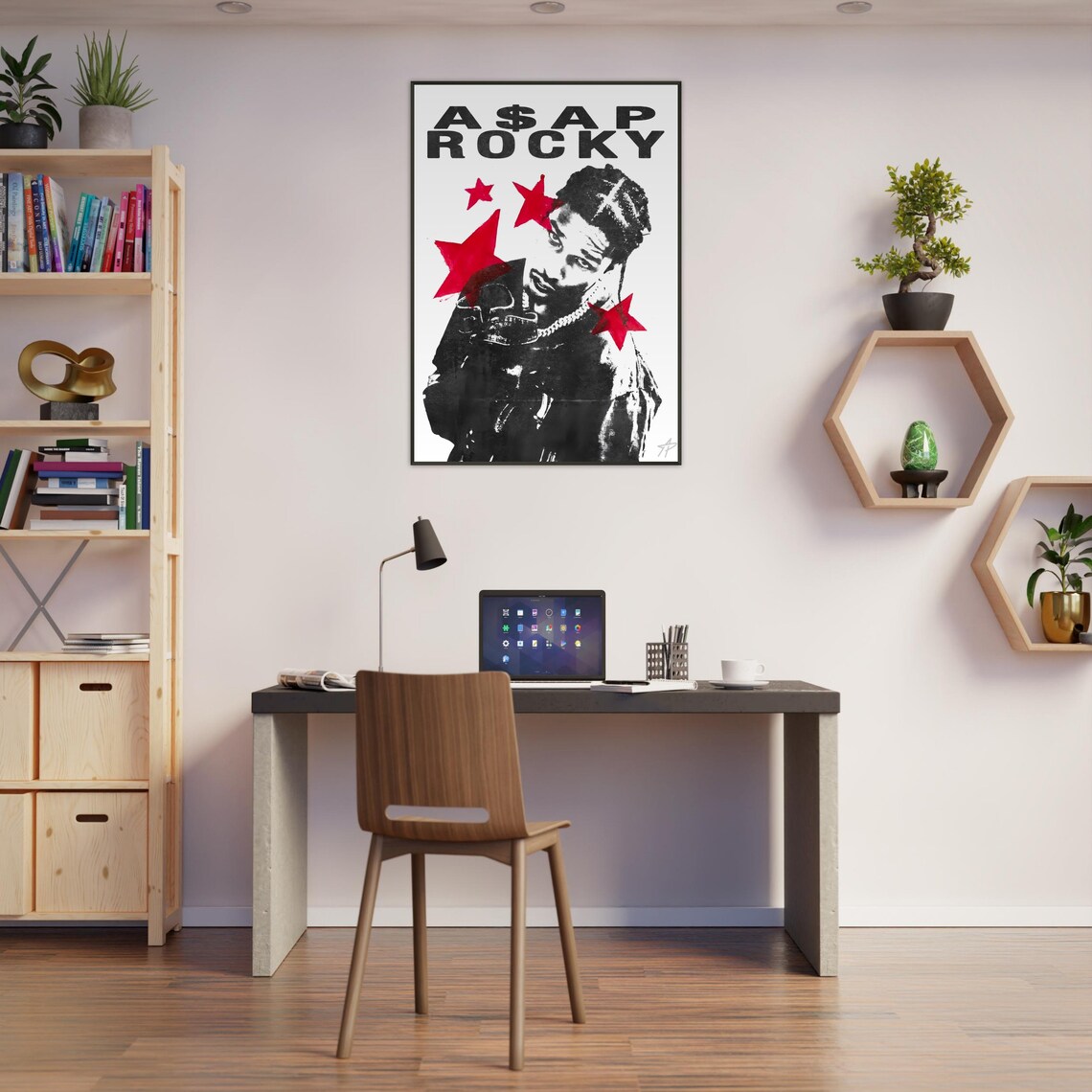 ASAP Rocky, ASAP Rocky Poster, Music, Rap Poster, Wall Art, ASAP, Black ...