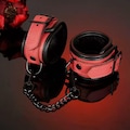 Premium Leather Padded Wrist & Ankle Cuffs, Adjustable Bondage Restraints, Handmade BDSM Leather Cuffs product logo