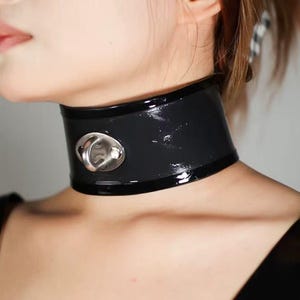 Latex Halsmanschette – Latex Halsband Choker – Latex Fesseln – Bondage Zubehör – Fetisch Ausrüstung
